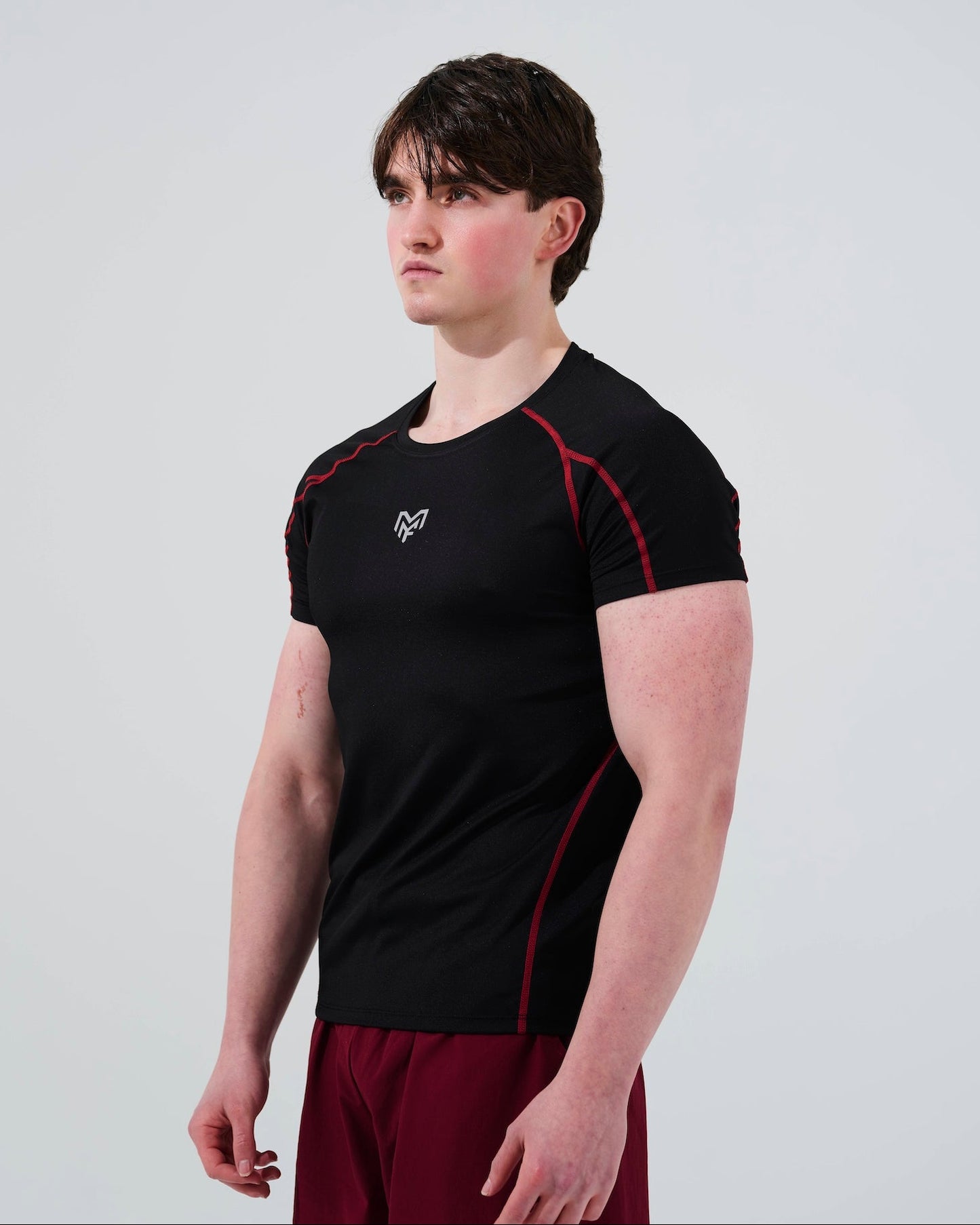 Black Compression Fit T-Shirt