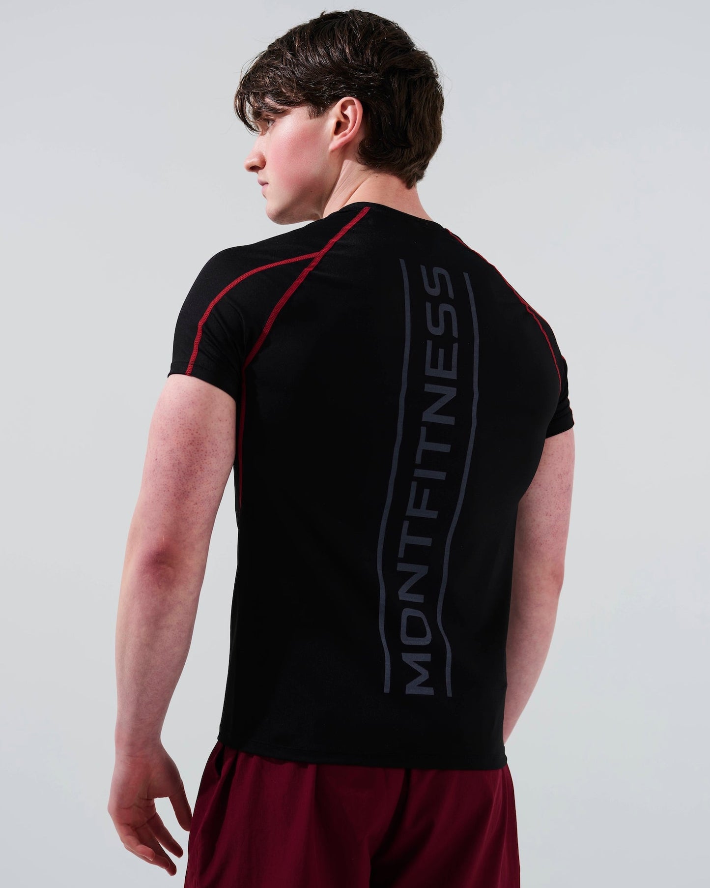 Black Compression Fit T-Shirt