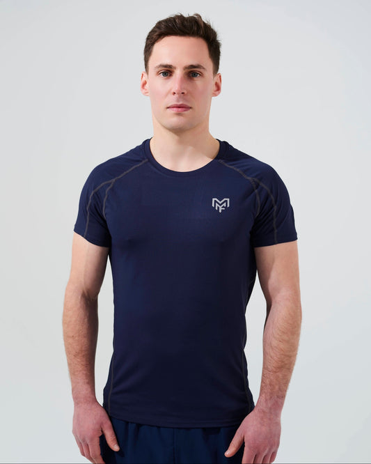 Navy Compression Fit T-Shirt