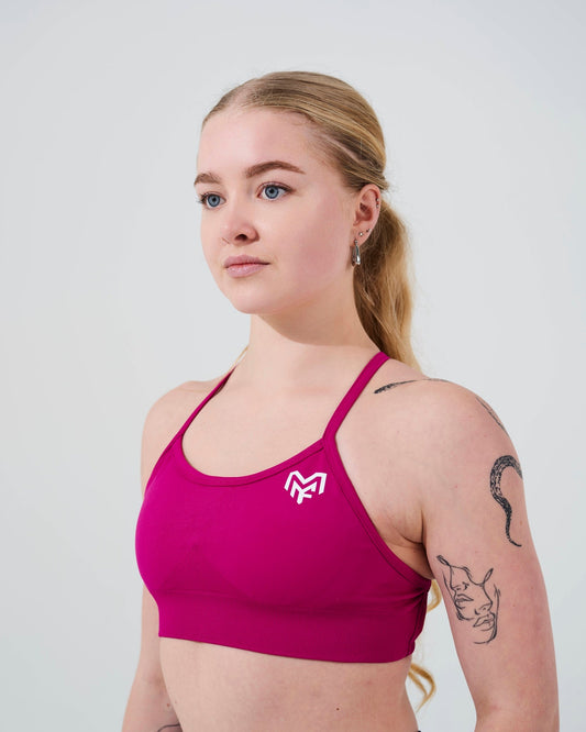 Raspberry Sports Bra