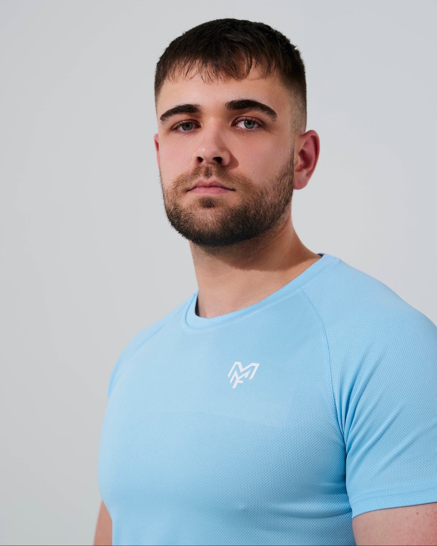 Light Blue Slim Fit T-Shirt